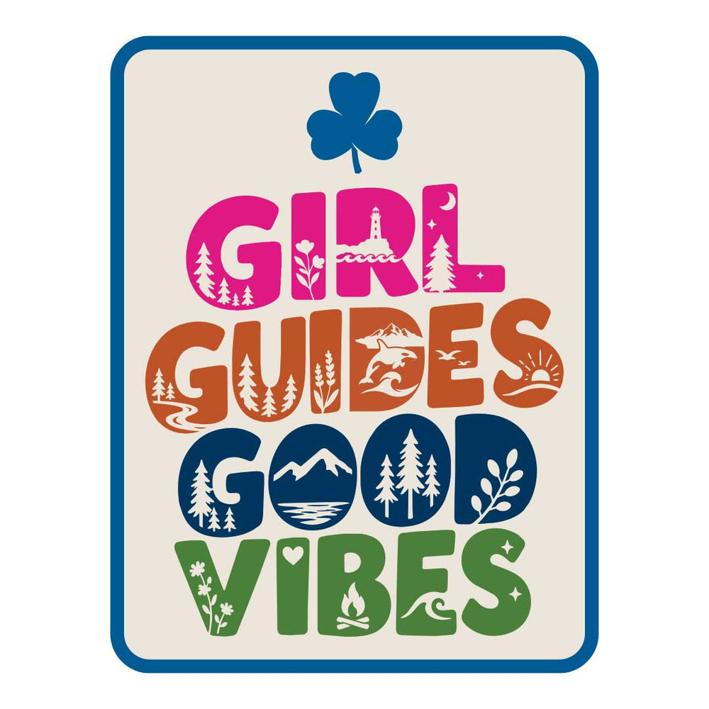 Girl Guides Good Vibes Fun Crest