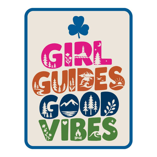 Girl Guides Good Vibes Fun Crest