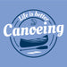 Adult Hoodie 18500 - Carolina Blue - "Canoeing" Hoodie - English Logo