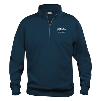 GG National and Provincial - Unisex 1/4 zip Sweatshirt L00545 - Navy