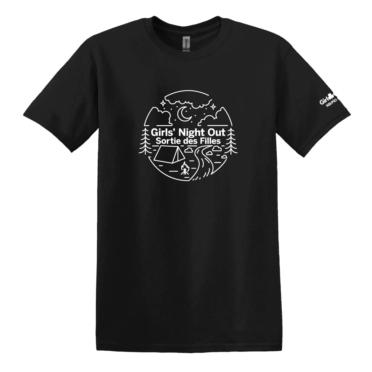 NB COUNCIL - ADULT T SHIRT - BLACK - 5000