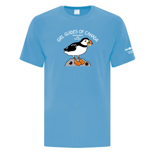 NL COUNCIL - PUFFIN - ADULT T SHIRT - AQUATIC BLUE - ATC1000