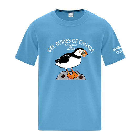 NL COUNCIL - PUFFIN - YOUTH T SHIRT - AQUATIC BLUE - ATC1000Y