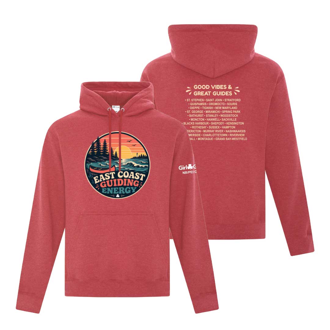NB/PEI COUNCIL - EAST COAST - ADULT PULLOVER HOODIE - HEATHER RED- ATCF2500