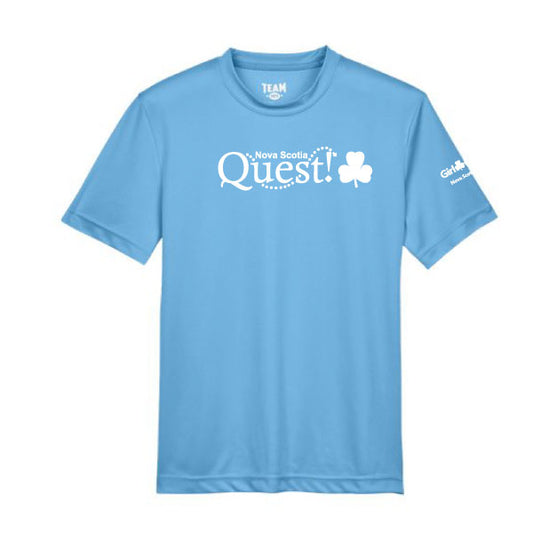 QUEST EVENT 2026 - YOUTH PERFORMANCE SHORT SLEEVE - SPORT LT BLUE -TT11Y