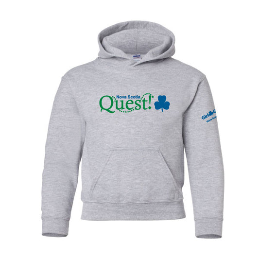 QUEST EVENT 2026 - YOUTH PULLOVER HOODIE - SPORT GREY - 185B