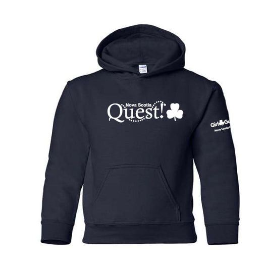 QUEST EVENT 2026 - YOUTH PULLOVER HOODIE - NAVY - 185B