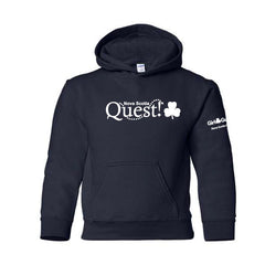QUEST EVENT 2026 - YOUTH PULLOVER HOODIE - NAVY - 185B
