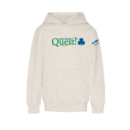 QUEST EVENT 2026 - YOUTH PULLOVER HOODIE - OATMEAL HEATHER - ATCY2500