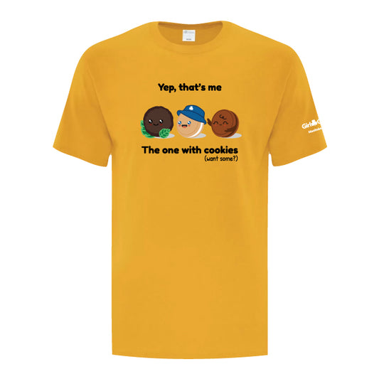 MB COUNCIL - COOKIES - ADULT T SHIRT - GOLD - ATC1000