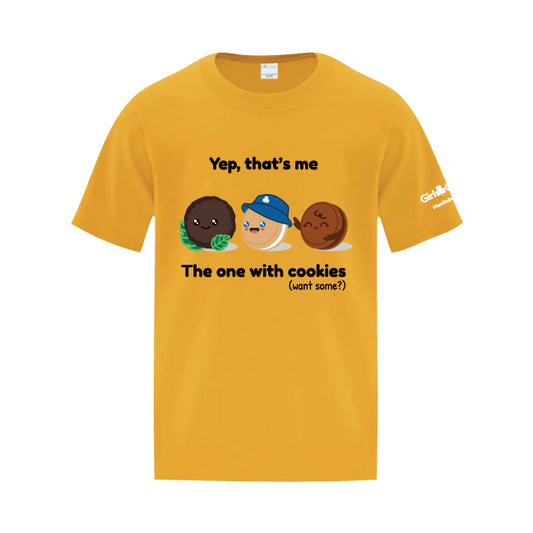 MB COUNCIL - COOKIES - YOUTH T SHIRT - GOLD - ATC1000Y