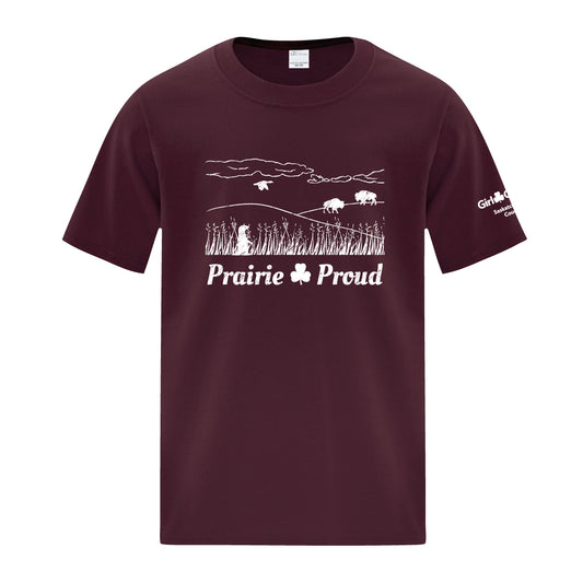 SK COUNCIL - PRAIRIE - YOUTH T SHIRT - MAROON - ATC1000Y