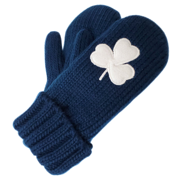 Trefoil Mittens - youth - 8 " long