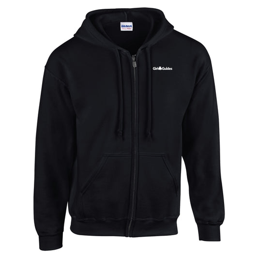 Adult Full Zip Hoodie 1860 - Black - English Logo