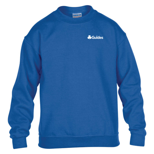 Youth Crew Neck 18000B - Royal - French Logo