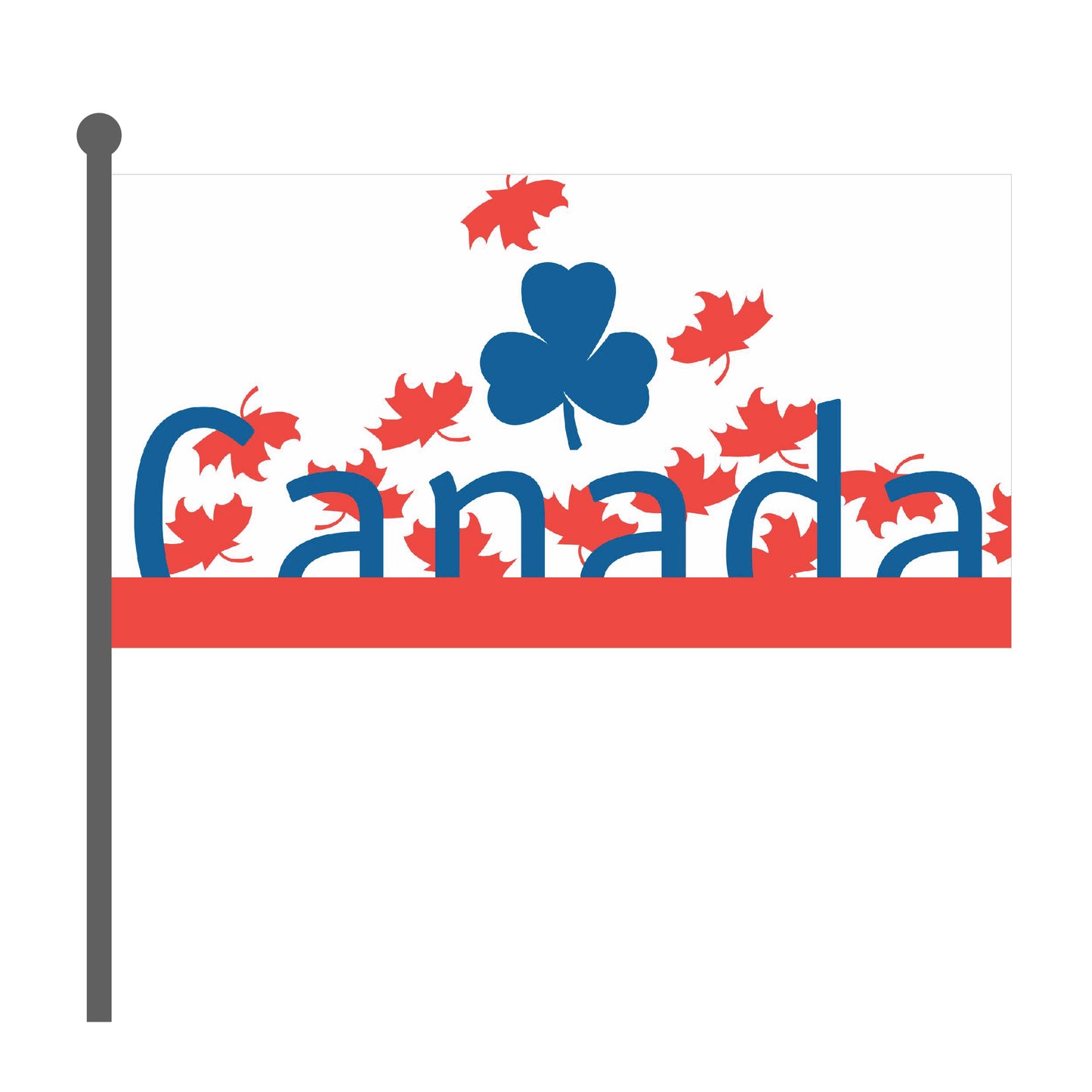 GIRL GUIDES OF CANADA FLAG - CARRYING