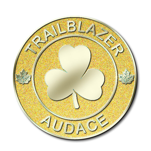 TRAILBLAZER GOLD LEADERSHIP AWARD WITH NAVY RIBBON